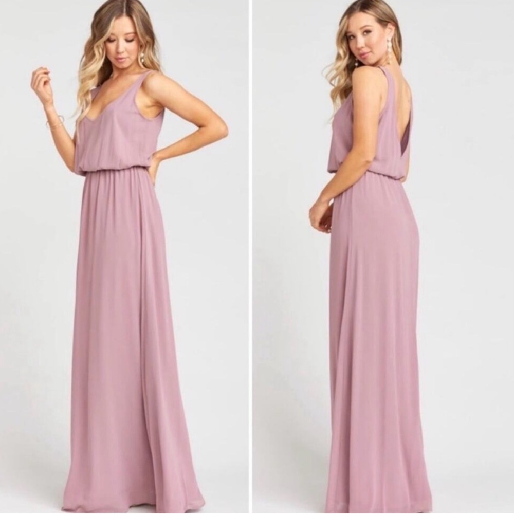 Elegant Mauve Sleeveless Maxi Dress - NWT
